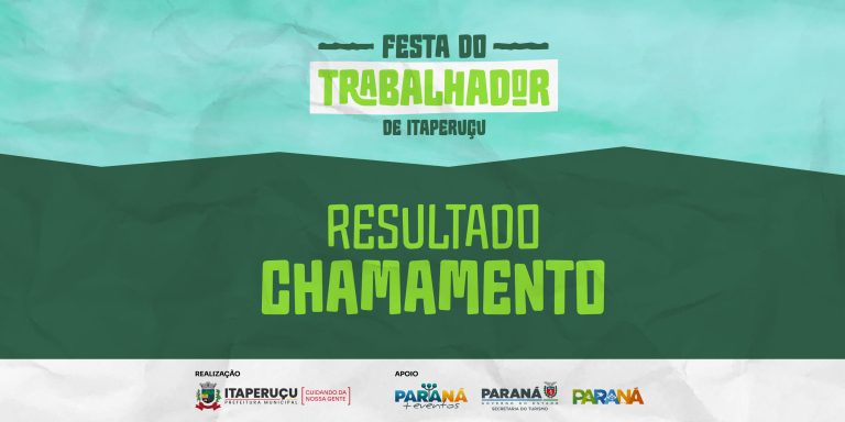 Resultado do Chamamento Público dos Feirantes – Festa do Trabalhador 2026
