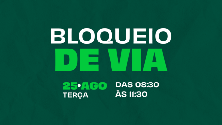 Bloqueio de Via - Avenida São Pedro