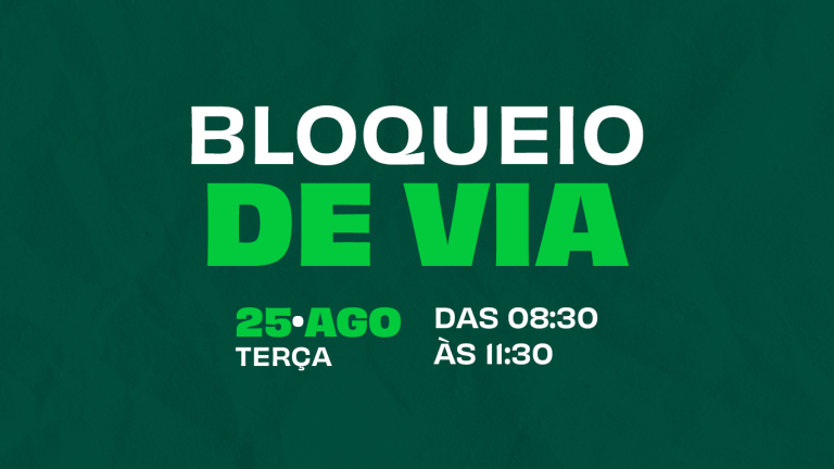 Bloqueio de Via - Avenida São Pedro